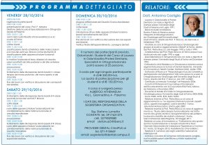 Brochure Evento Palermo 28-29-30 Ottobre